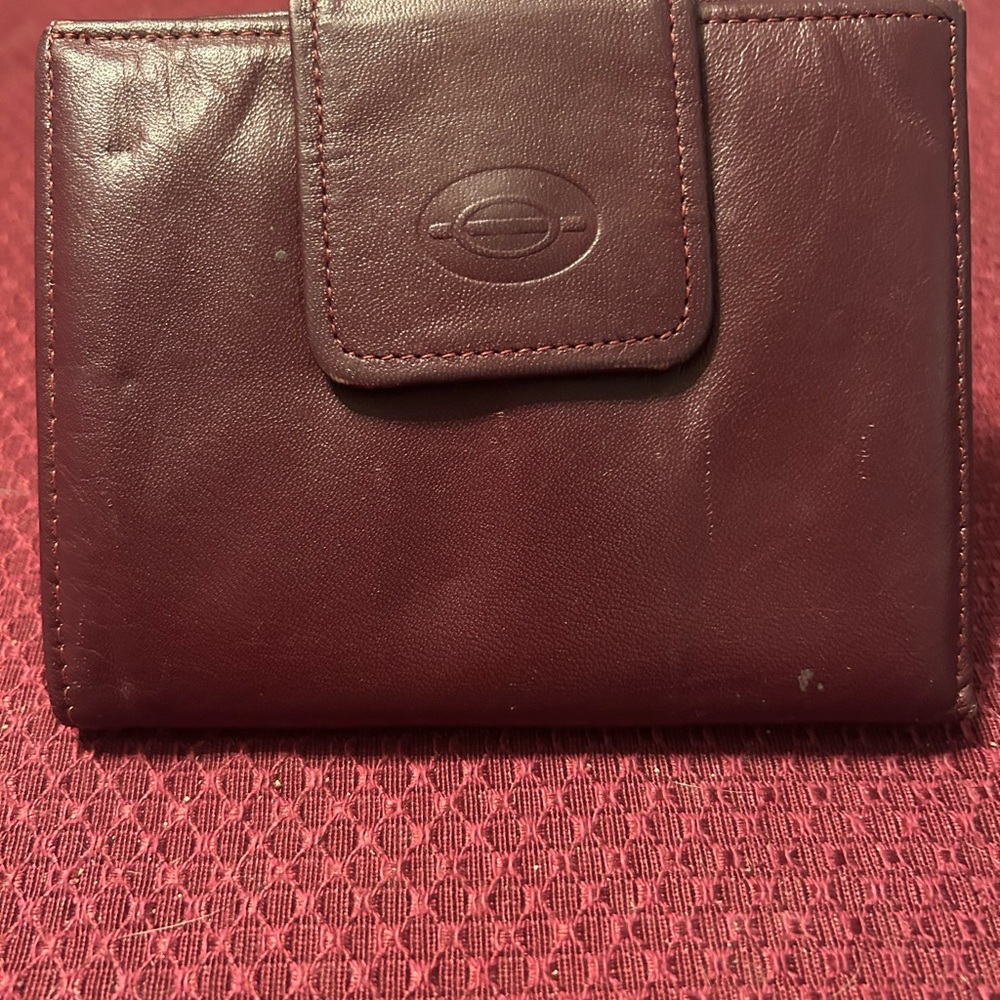 Rolfs Burgundy Leather Wallet